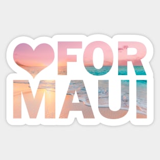 Lahaina, Hawaii, Proceeds Donated, 3" Waterproof Vinyl Sticker, Vivid Colors, Durable Decal, Traveler Gift, Water Bottle Sticker, Bumper Sticker Sticker